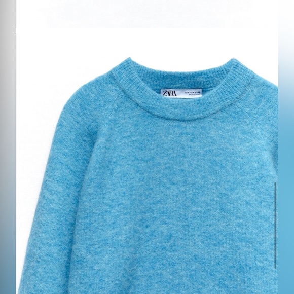 Zara SWEATER WITH WOOL AND ALPACA - Picture 8 of 12